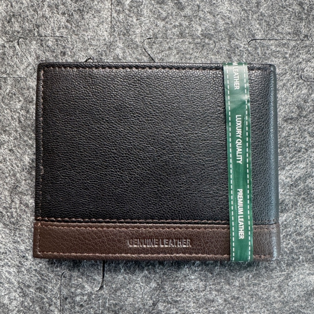 Perry Ellis Portfolio Bifold Passcase Leather Men's Wallet Removable ID Holder - Picture 3 of 11